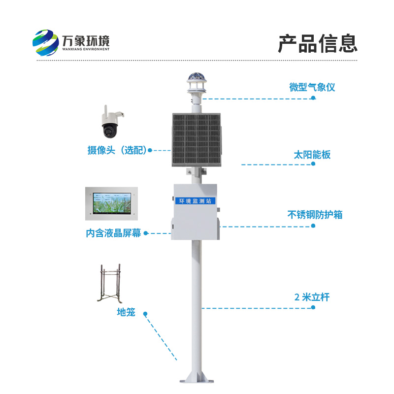 光學雨量監測站:采用純正弦紅外光源,高精度測量降雨量